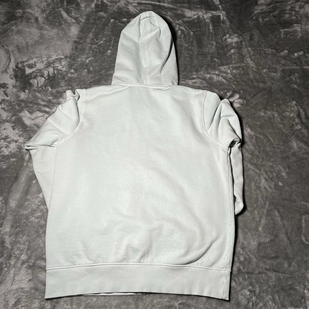 The North Face Hoodie Pullover Sky Blue Drawstring Pockets Regular Fit - Picture 2 of 11